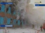 В здании ОВД в Тайшете произошел пожар